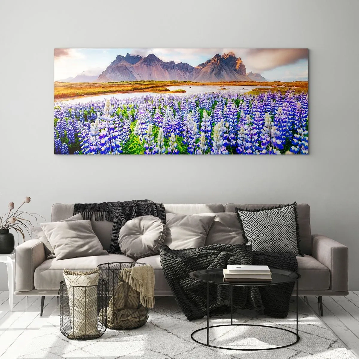 Billede på glas - Styrke og strenghed ved siden af blidhed - 120x50 cm