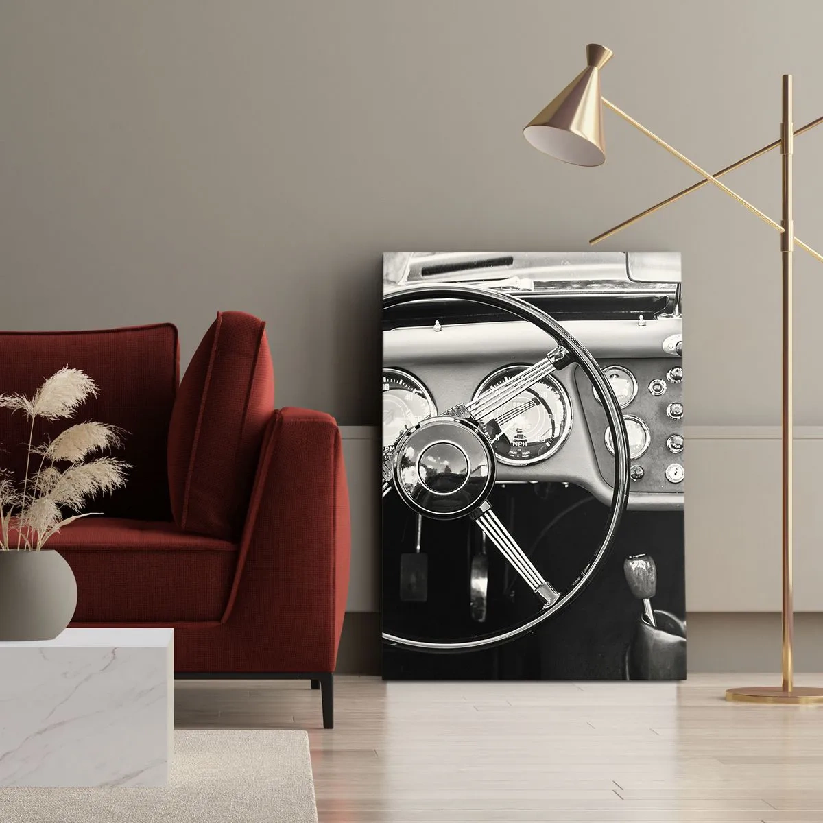 Lærredstryk - Billede på lærred - En drøm for samlere - 50x70 cm
