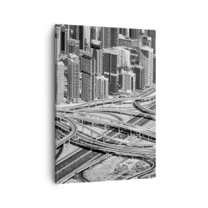 Lærredstryk - Billede på lærred - Dubai - den umulige by - 50x70 cm