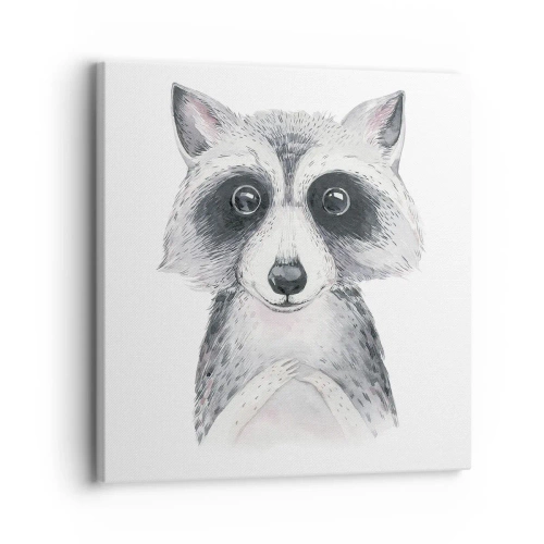 Lærredstryk - Billede på lærred - Et øjeblik til at trække på skuldrene - 30x30 cm