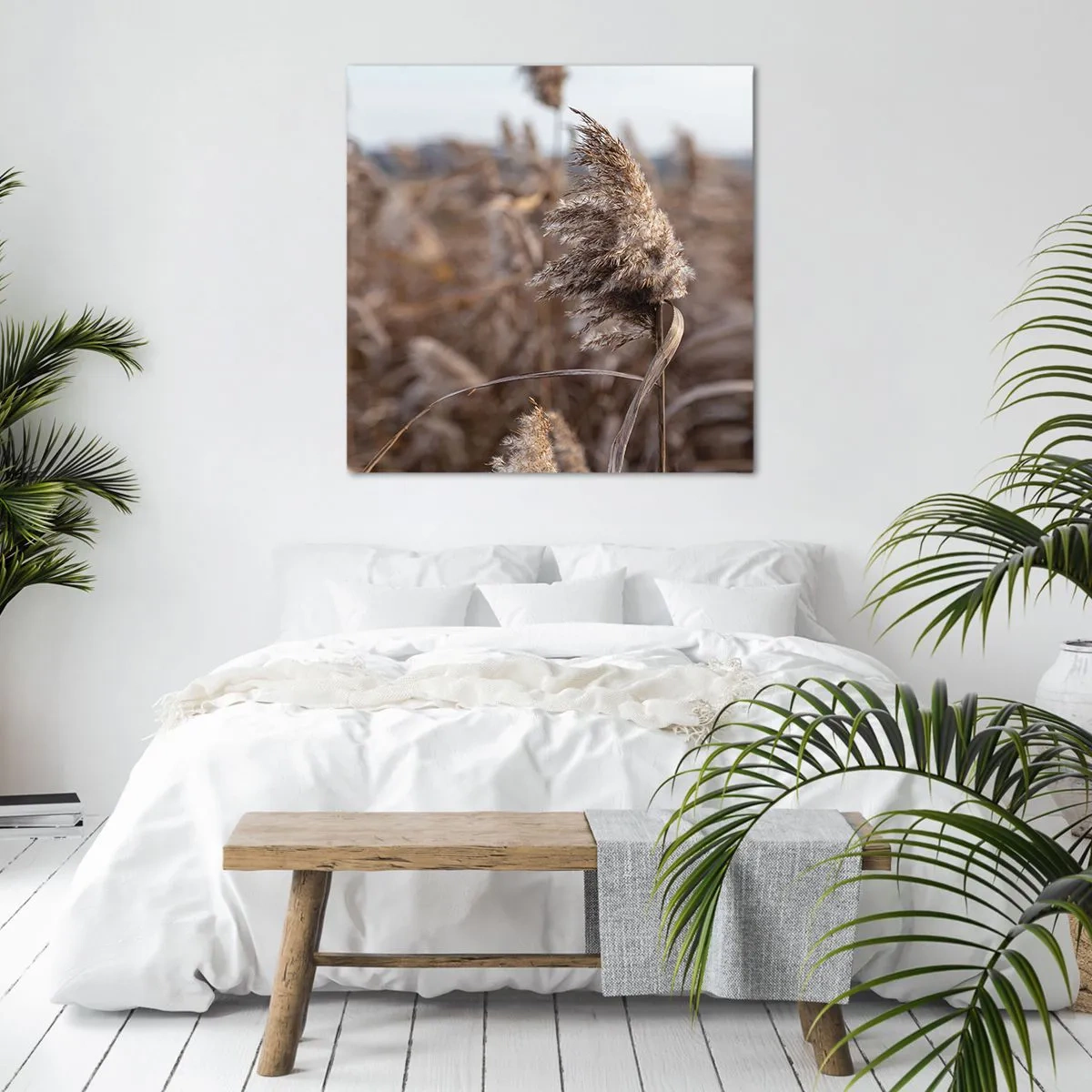 Lærredstryk - Billede på lærred - Tid til at flyve væk med vinden - 50x50 cm