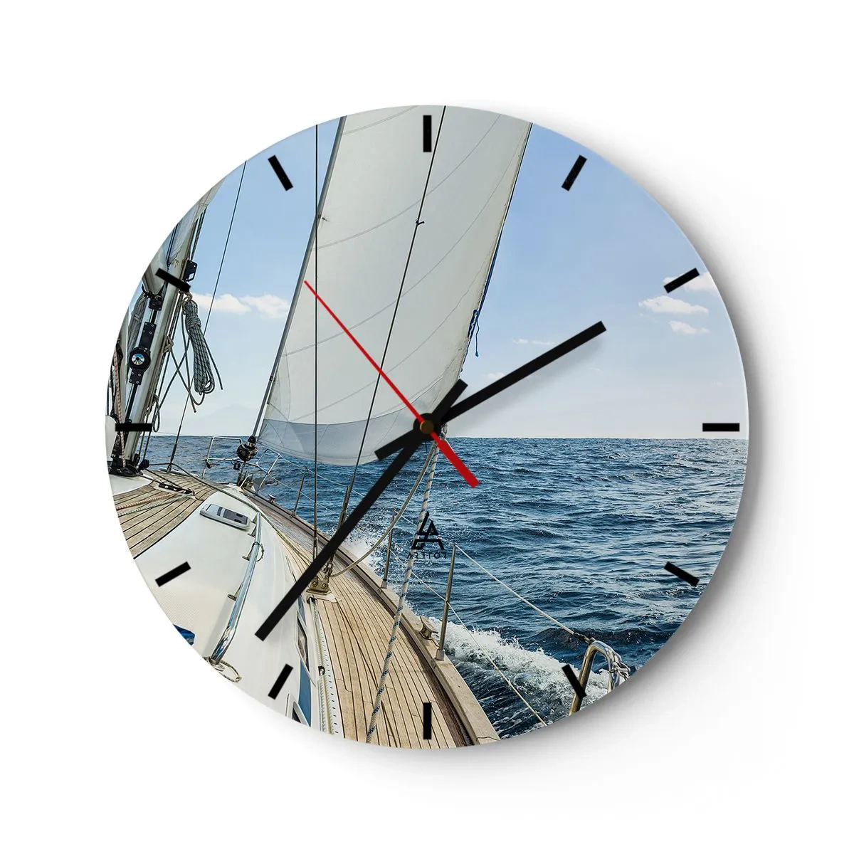 Vægur, Uret - Ahoj , eventyr - 40x40 cm