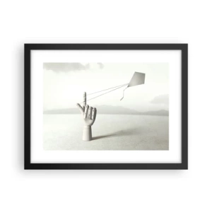 Plakat i sort ramme - Styrkeprøve - 40x30 cm