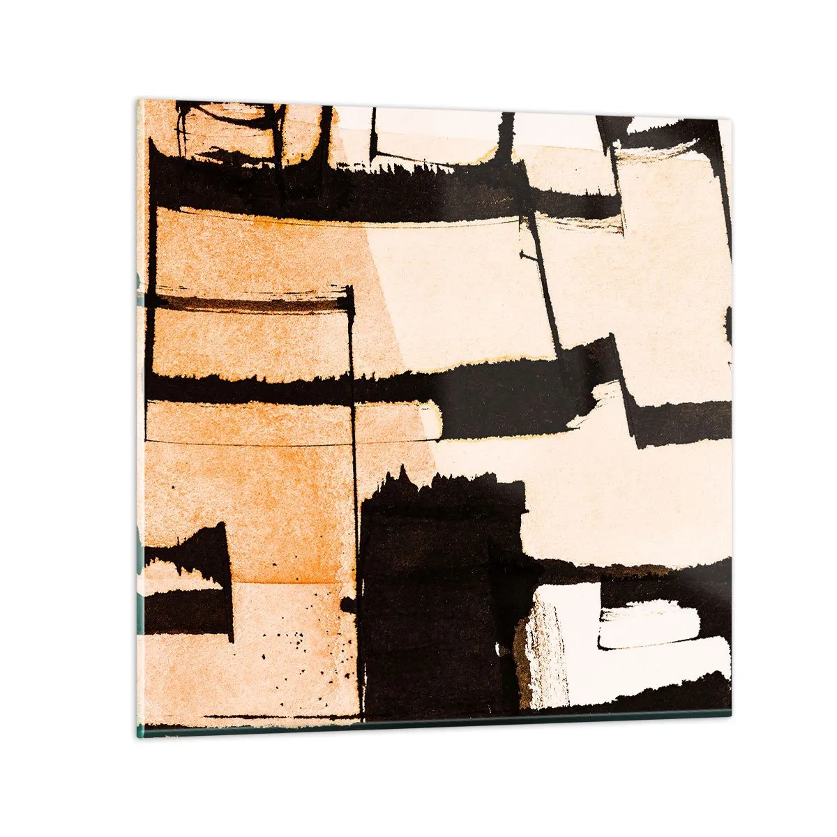 Billede på glas - Og alligevel orden - 50x50 cm