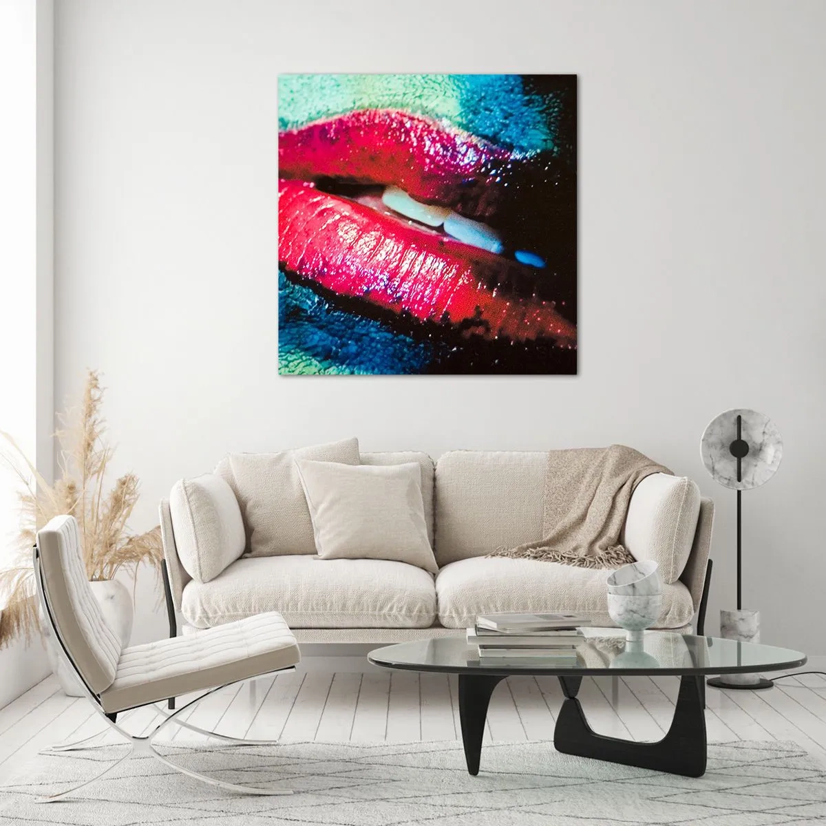 Billede på glas - Sensuel og foruroligende - 50x50 cm