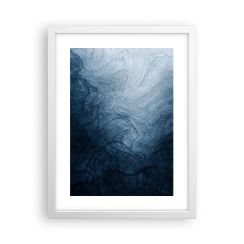 Plakat i hvid ramme - Ind i dybet - 30x40 cm