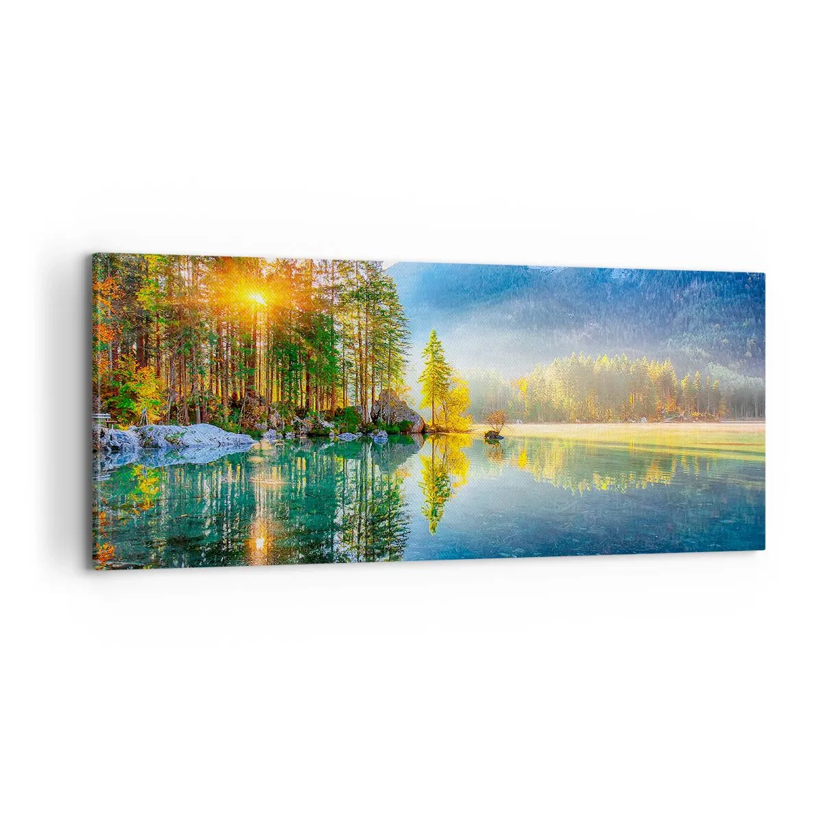 Lærredstryk - Billede på lærred - Majestæt og sødme - 100x40 cm