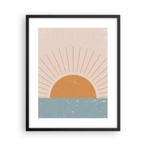 Plakat i sort ramme - Et dagligt mirakel - 40x50 cm