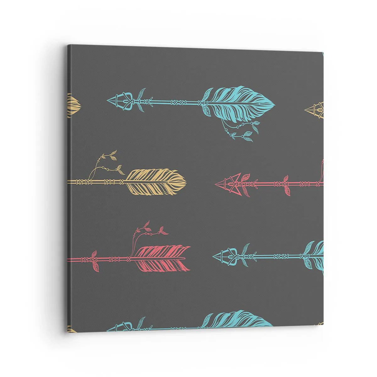 Lærredstryk - Billede på lærred - For at - 70x70 cm