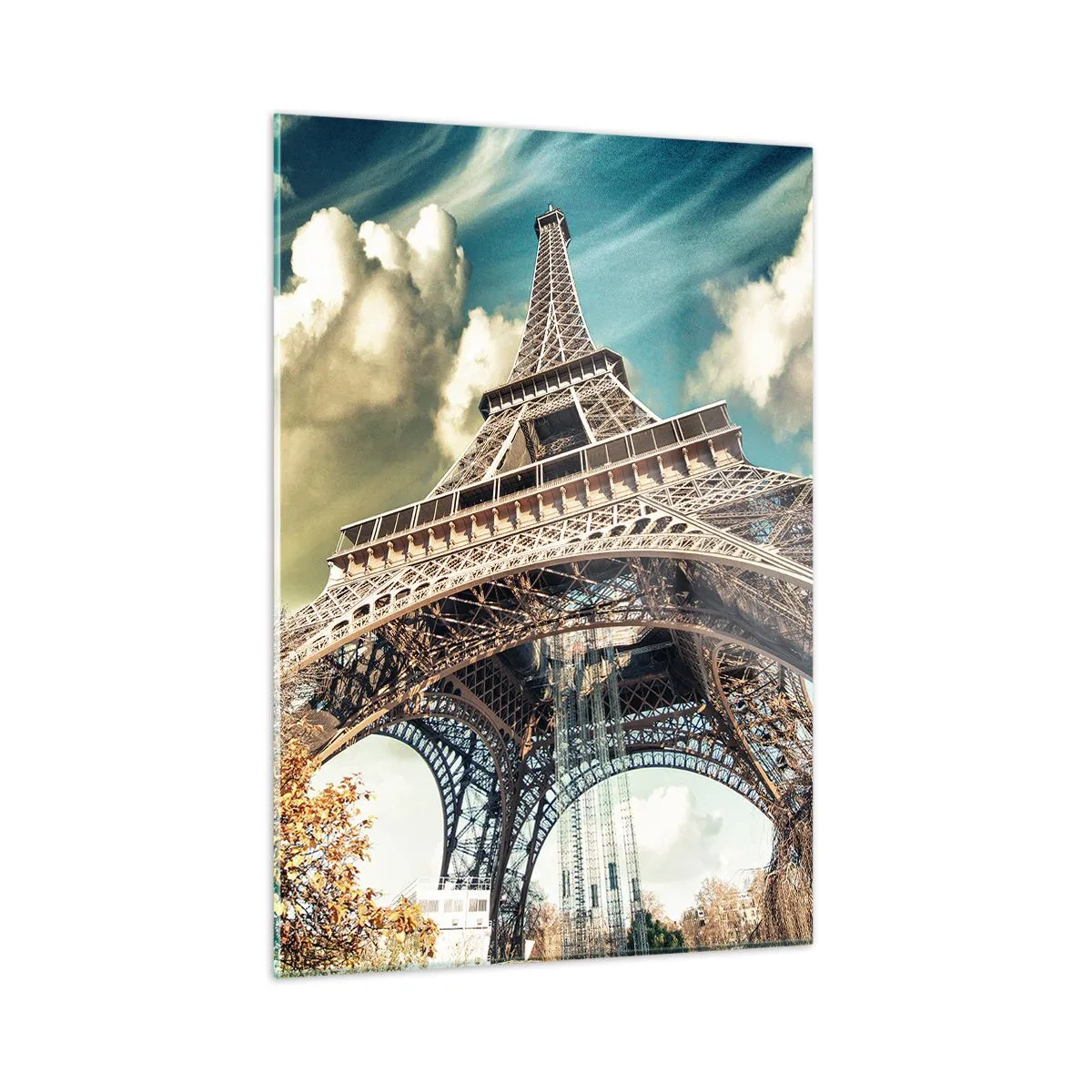 Billede på glas - Og i efteråret i Paris... - 50x70 cm