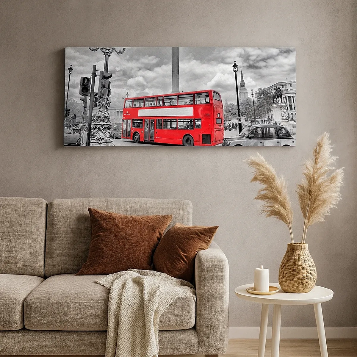 Lærredstryk - Billede på lærred - Byens sande livsnerve - 30x30 cm