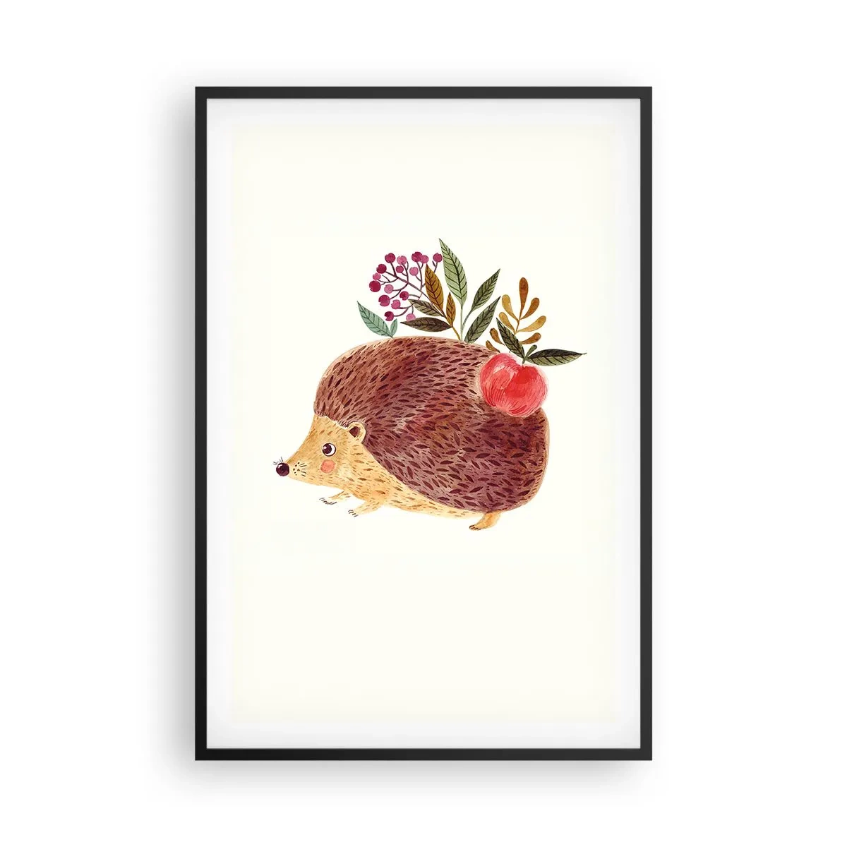 Plakat i sort ramme - Og du kan allerede lide mig - 61x91 cm