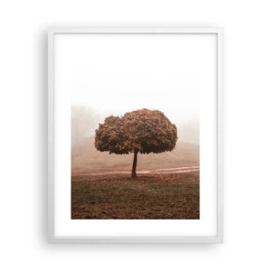 Plakat i hvid ramme - Efter en travl sommer - 40x50 cm