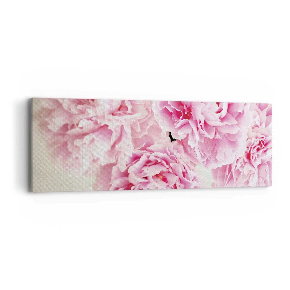 Lærredstryk - Billede på lærred - I lyserød glamour - 90x30 cm