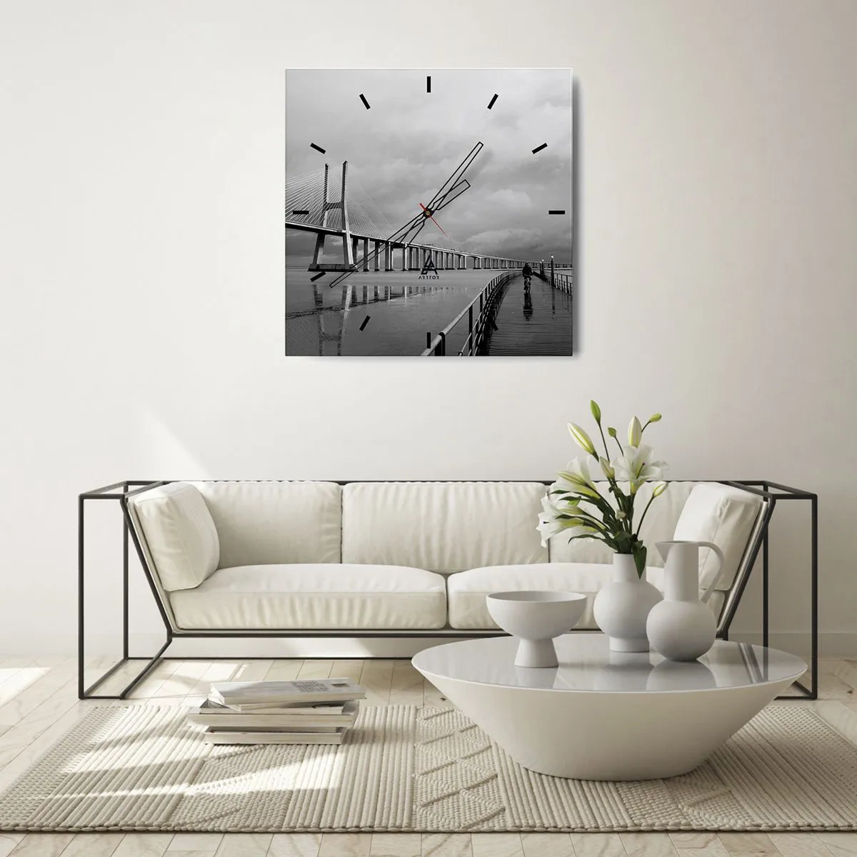 Vægur, Uret - Til hver, hvad han fortjener - 40x40 cm