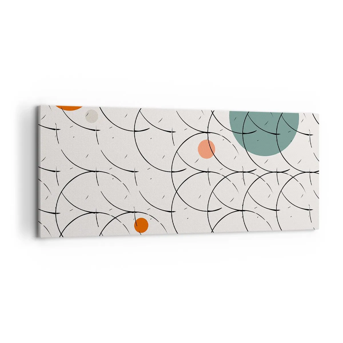 Lærredstryk - Billede på lærred - I popkunstens ånd - 120x50 cm