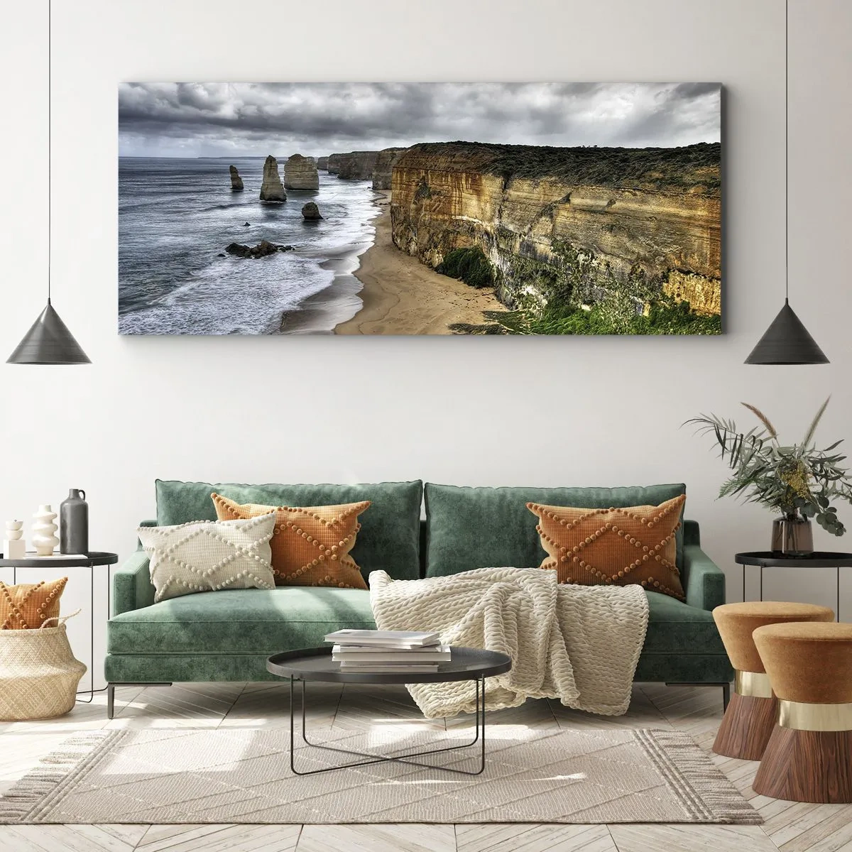 Lærredstryk - Billede på lærred - Rå skønhed - 160x50 cm