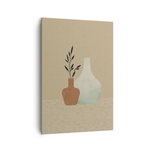 Lærredstryk - Billede på lærred - Vase og dens idé - 70x100 cm