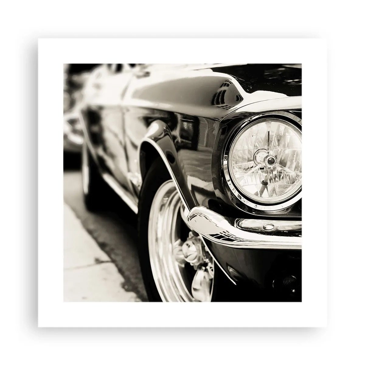 Plakat - Vedvarende glans - 40x40 cm