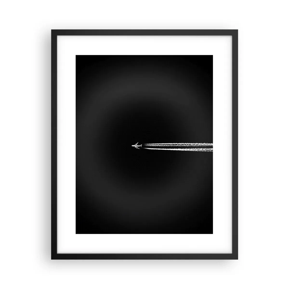 Plakat i sort ramme - Ind i en anden dimension - 40x50 cm