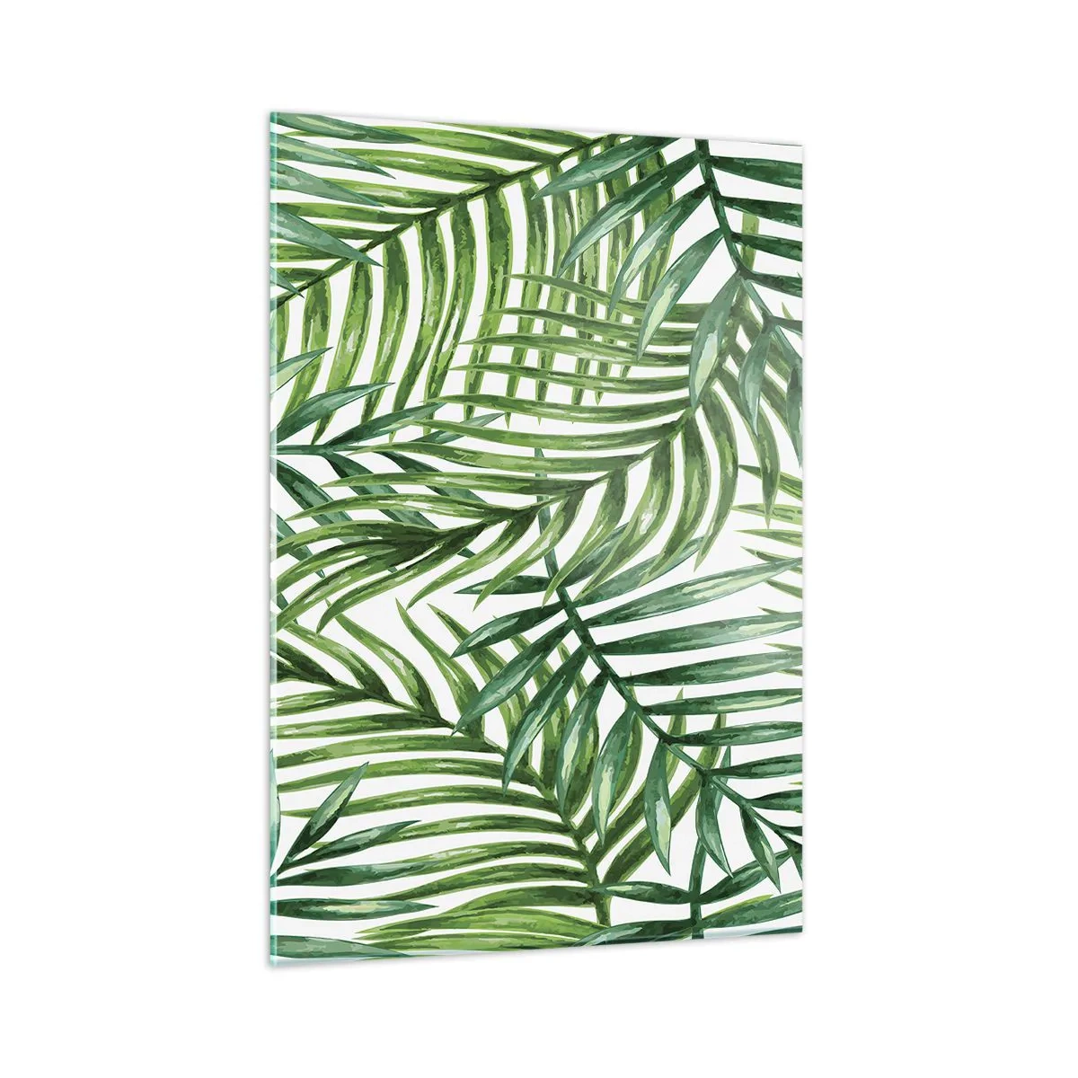 Billede på glas - Under det grønne baldakin - 50x70 cm