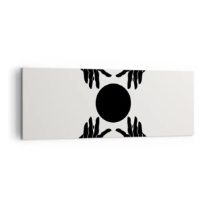 Lærredstryk - Billede på lærred - Et hemmeligt tegn - 140x50 cm