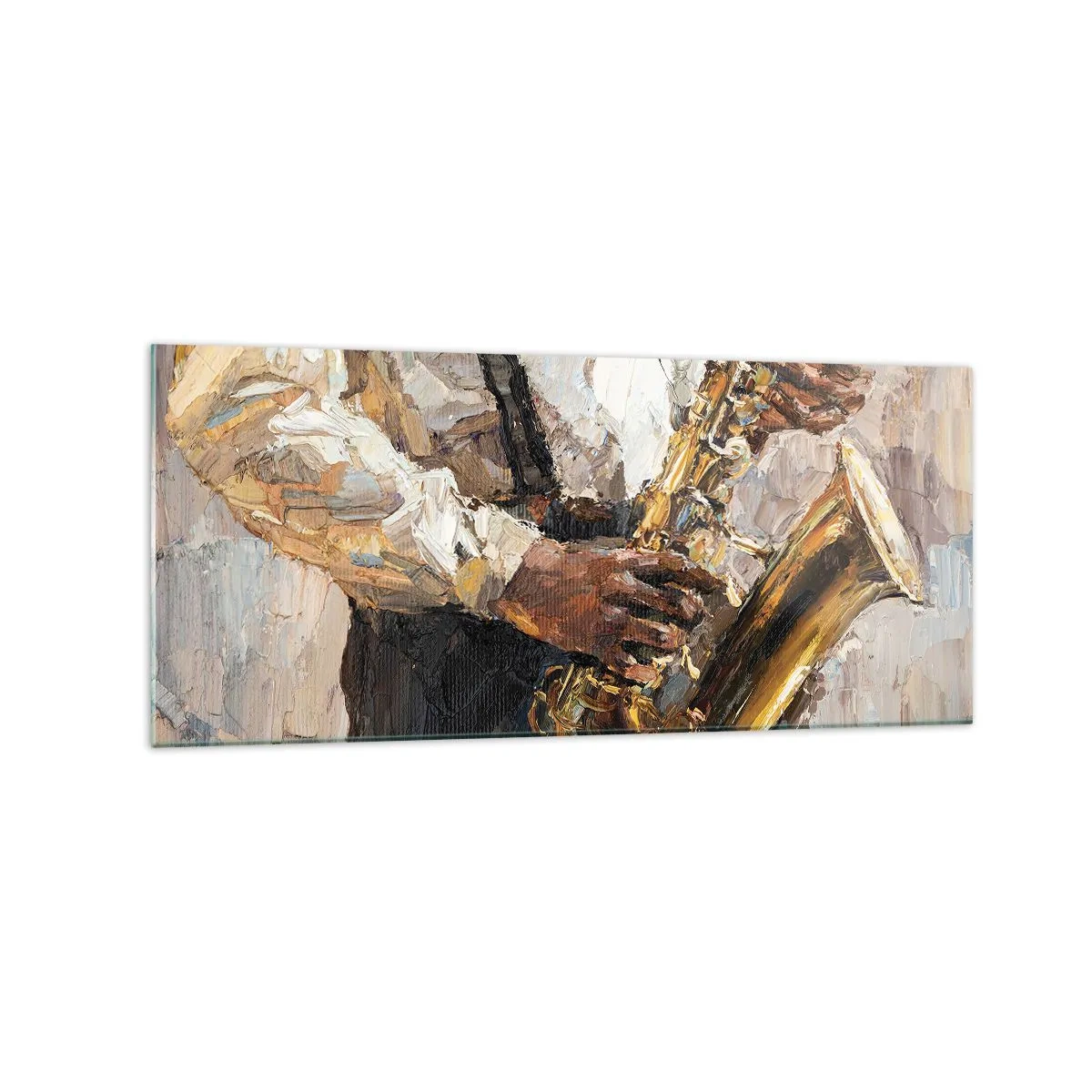 Billede på glas - Tid til at gå solo - 120x50 cm