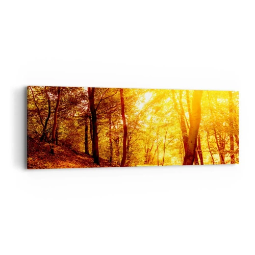 Lærredstryk - Billede på lærred - Til den gyldne lysning - 90x30 cm