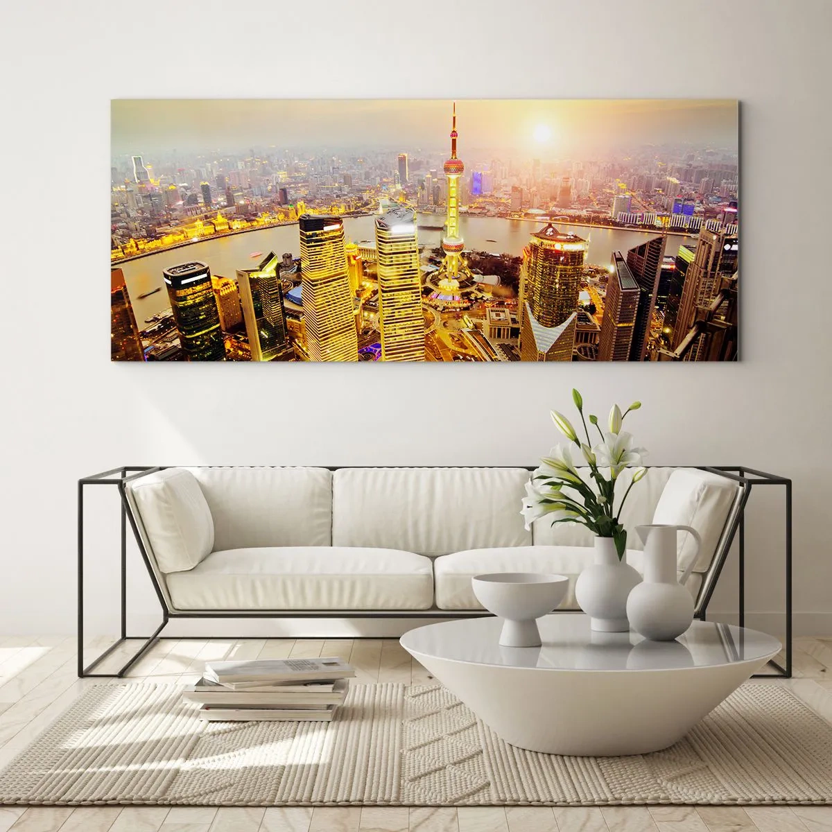 Billede på glas - Den asiatiske drøm - 100x40 cm