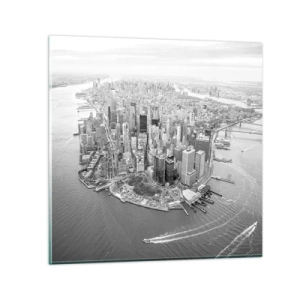 Billede på glas - Hvordan kan man ikke elske? - 60x60 cm