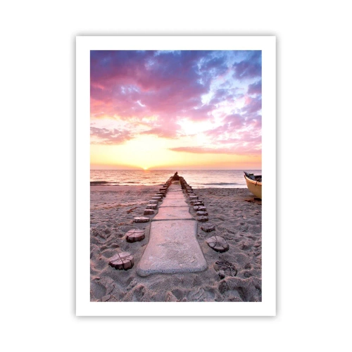 Plakat - Et øjeblik med en dybtgående oplevelse - 50x70 cm