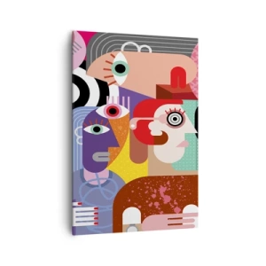 Lærredstryk - Billede på lærred - Vi fra hr. Picasso - 70x100 cm