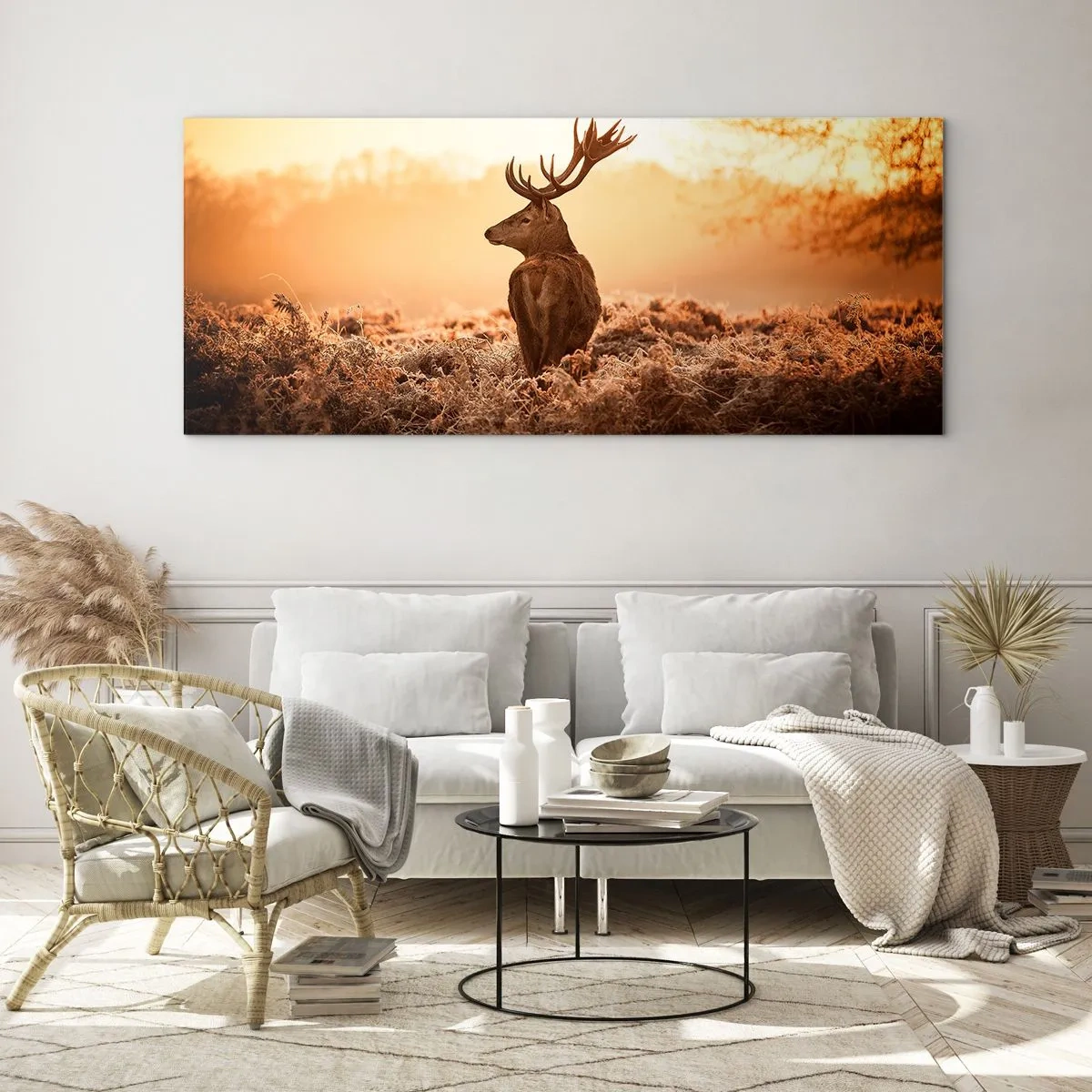 Billede på glas - Herre på godset - 160x50 cm