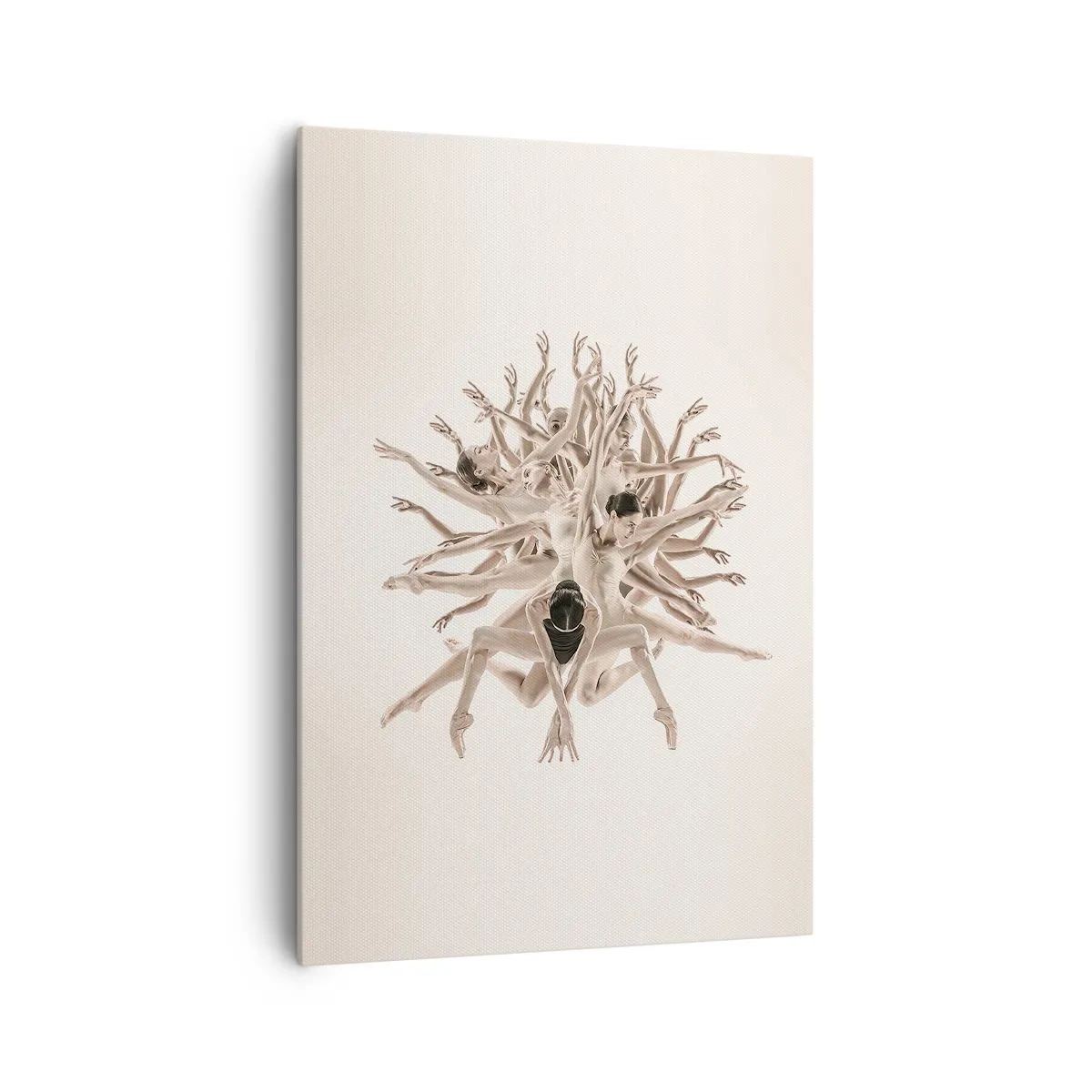 Lærredstryk - Billede på lærred - Blomstrende i dans - 70x100 cm