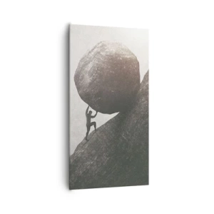 Lærredstryk - Billede på lærred - Jeg tror mod al forventning - 65x120 cm