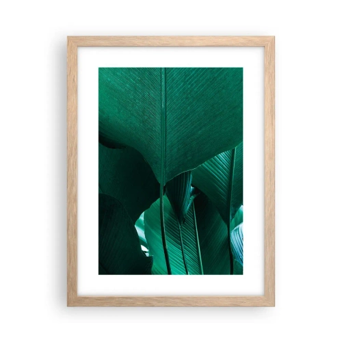 Plakat i ramme af lyst egetræ - Mod lyset - 30x40 cm