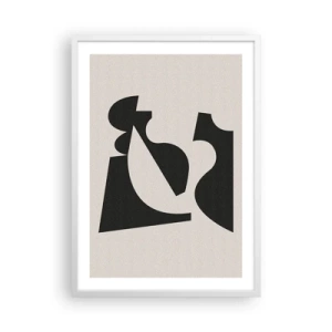 Plakat i hvid ramme - Sammensæt din egen - 50x70 cm