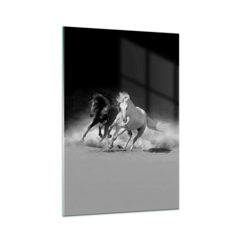 Billede på glas - Frihedens galop - 70x100 cm