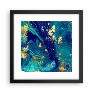 Plakat i sort ramme - Solblade  - 30x30 cm
