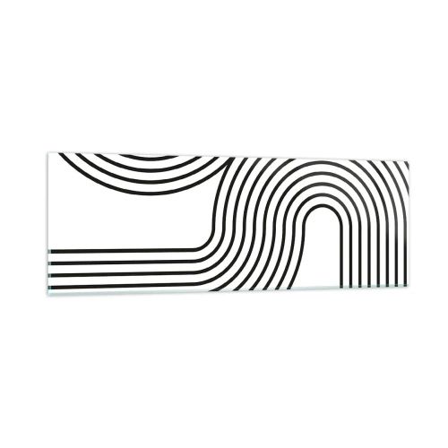 Billede på glas - På en kurve - 90x30 cm