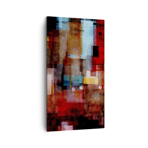 Lærredstryk - Billede på lærred - Forvirring med forvirring - 45x80 cm