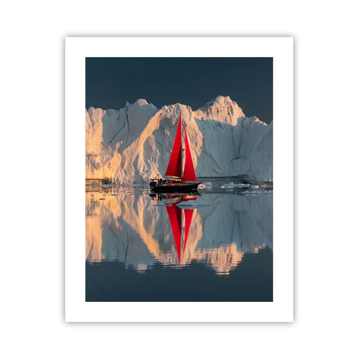 Plakat - På kanten af verden - 40x50 cm