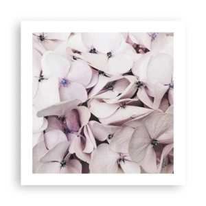 Plakat - I en flod af blomster - 50x50 cm