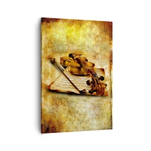 Lærredstryk - Billede på lærred - Virtuos søges omgående - 70x100 cm