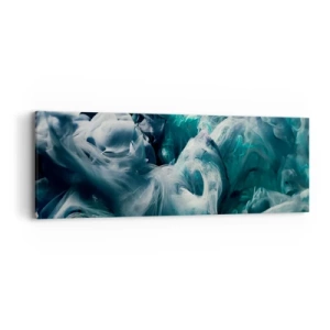 Lærredstryk - Billede på lærred - Farvebevægelse - 90x30 cm