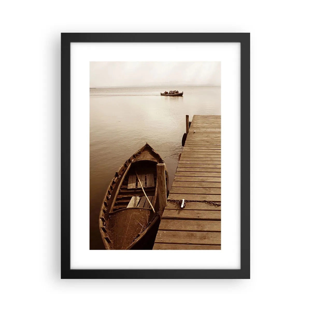 Plakat i sort ramme - Stor fred - 30x40 cm