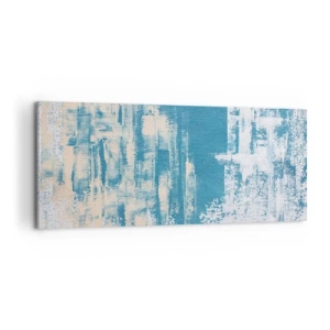 Lærredstryk - Billede på lærred - Gennem istappen - 120x50 cm