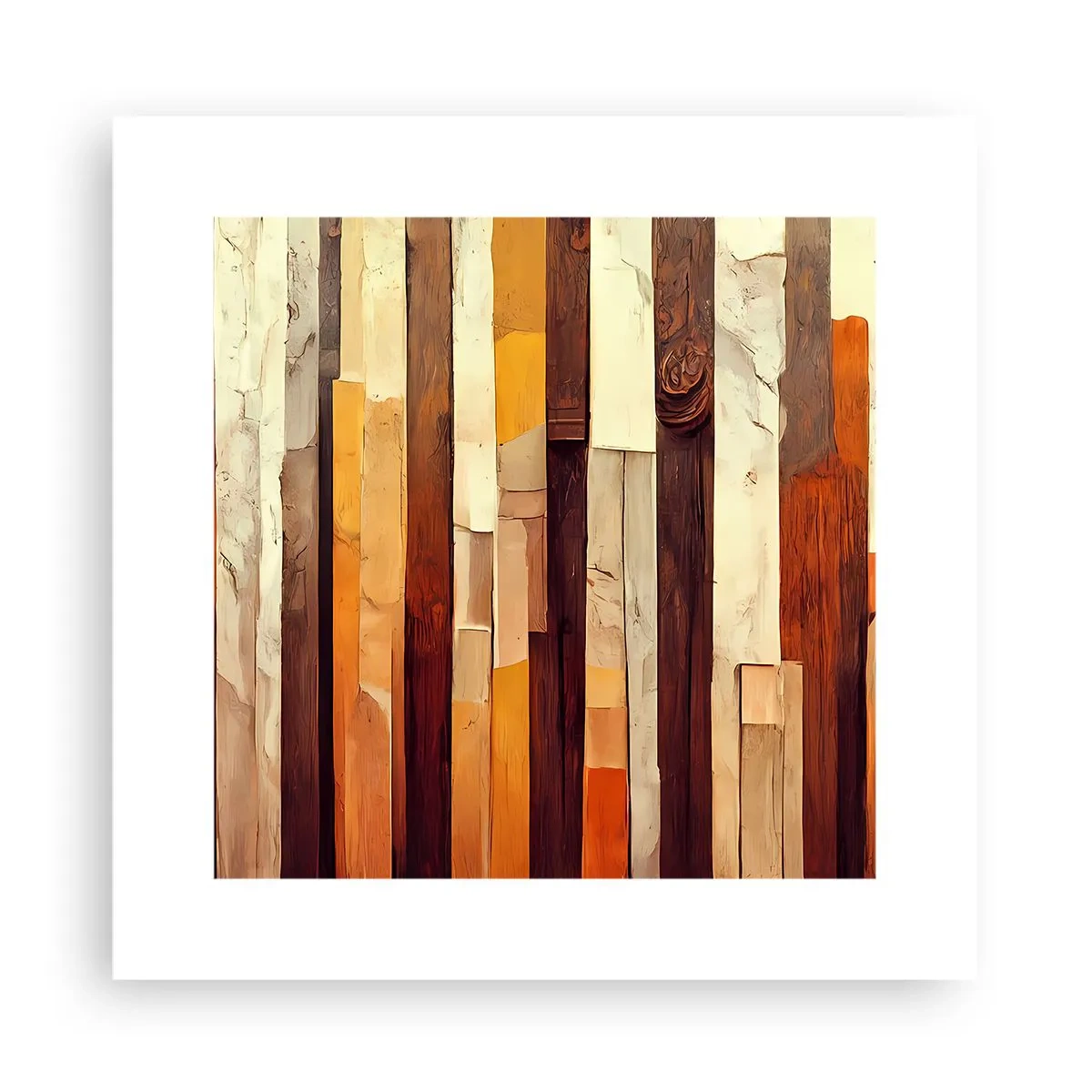 Plakat - Hymne af skovens træer - 30x30 cm