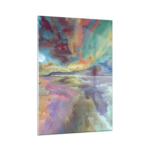 Billede på glas - To himle - 50x70 cm
