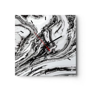 Vægur, Uret - I begyndelsen var det kaos - 40x40 cm